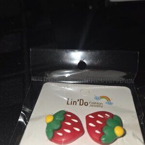 Lin'Do Earrings 'Strawberries'